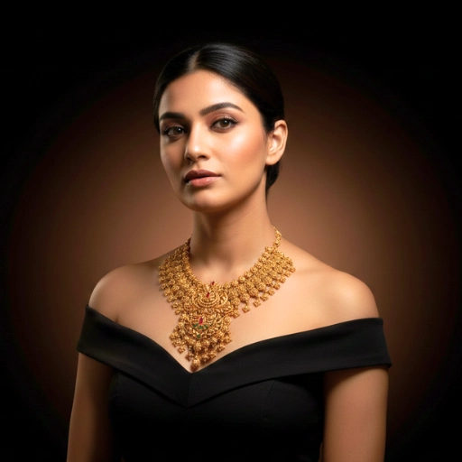 Diamond jewellery collection display with soft lighting.