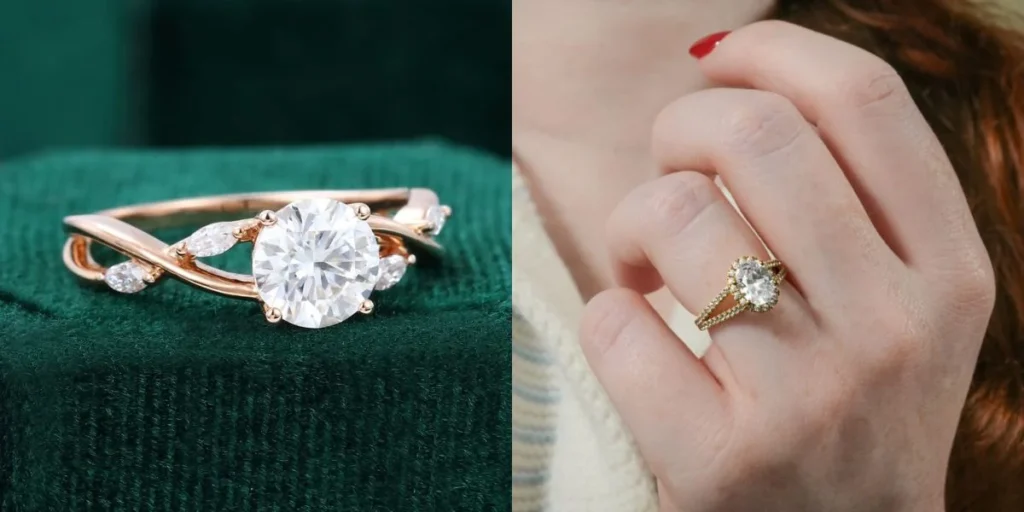 Split Shank Engagement Rings