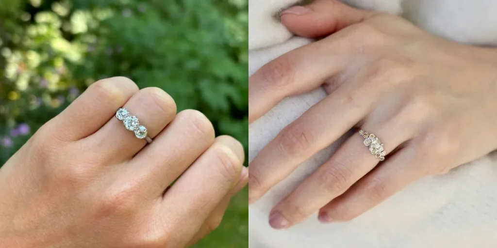 Three-Stone Engagement Rings